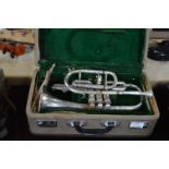 Vintage Trumpet with Case