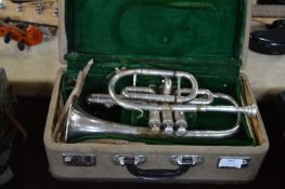 Vintage Trumpet with Case