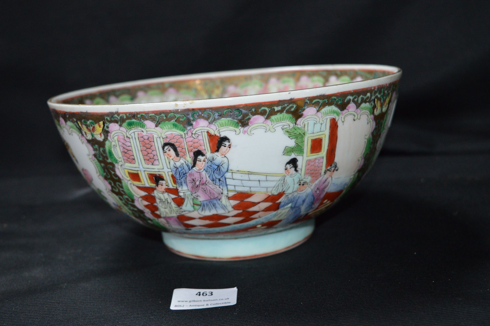 Chinese Famille Rose Bowl - Image 2 of 2