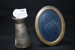 Silver Salt Mill and a Silver Photo Frame (AF)