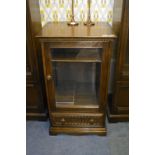 Ercol Glazed Hi Fi Cabinet