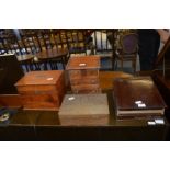 Four Small Wooden Boxes (AF)