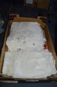 Box of Assorted Vintage Linen