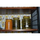 Three Hornsea Pottery Storage Jars