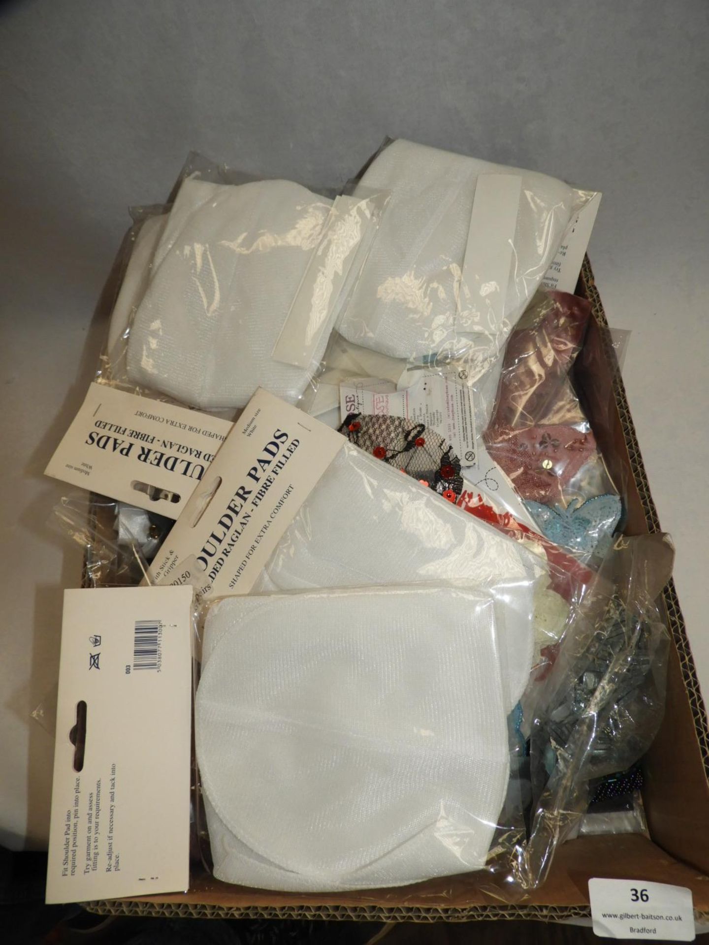 Box Containing 80 Pieces of Mixed Haberdashery (As Per Photograph)