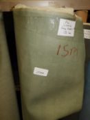 15m Roll of Sage Green Lizard Upholstery Cloth