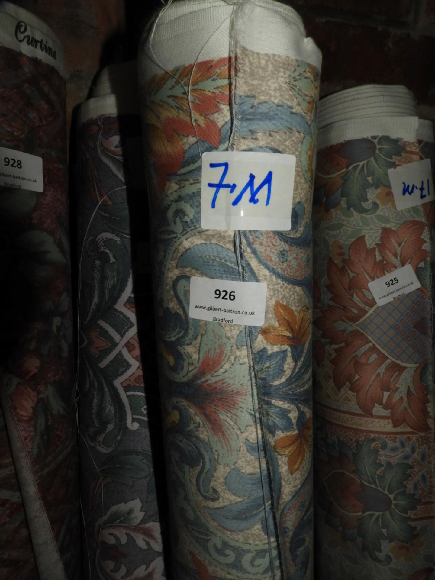 7m Roll of Floral Fabric