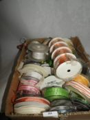 Box Containing Assorted Ribbons
