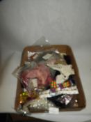 Box Containing 80 Pieces of Mixed Haberdashery and Craft Items (As Per Photograph)