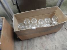 Eleven Glass Water Jugs with Drinking Glasses