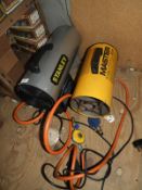 Two Propane Electric Space Heaters