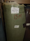 15m Roll of Sage Green LIzard Upholstery Cloth