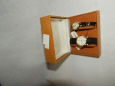 Three Boxed Sets of Ladies & Gents Wrist Watches