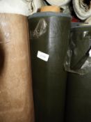 13m Roll of Olive LIzard Upholstery Cloth