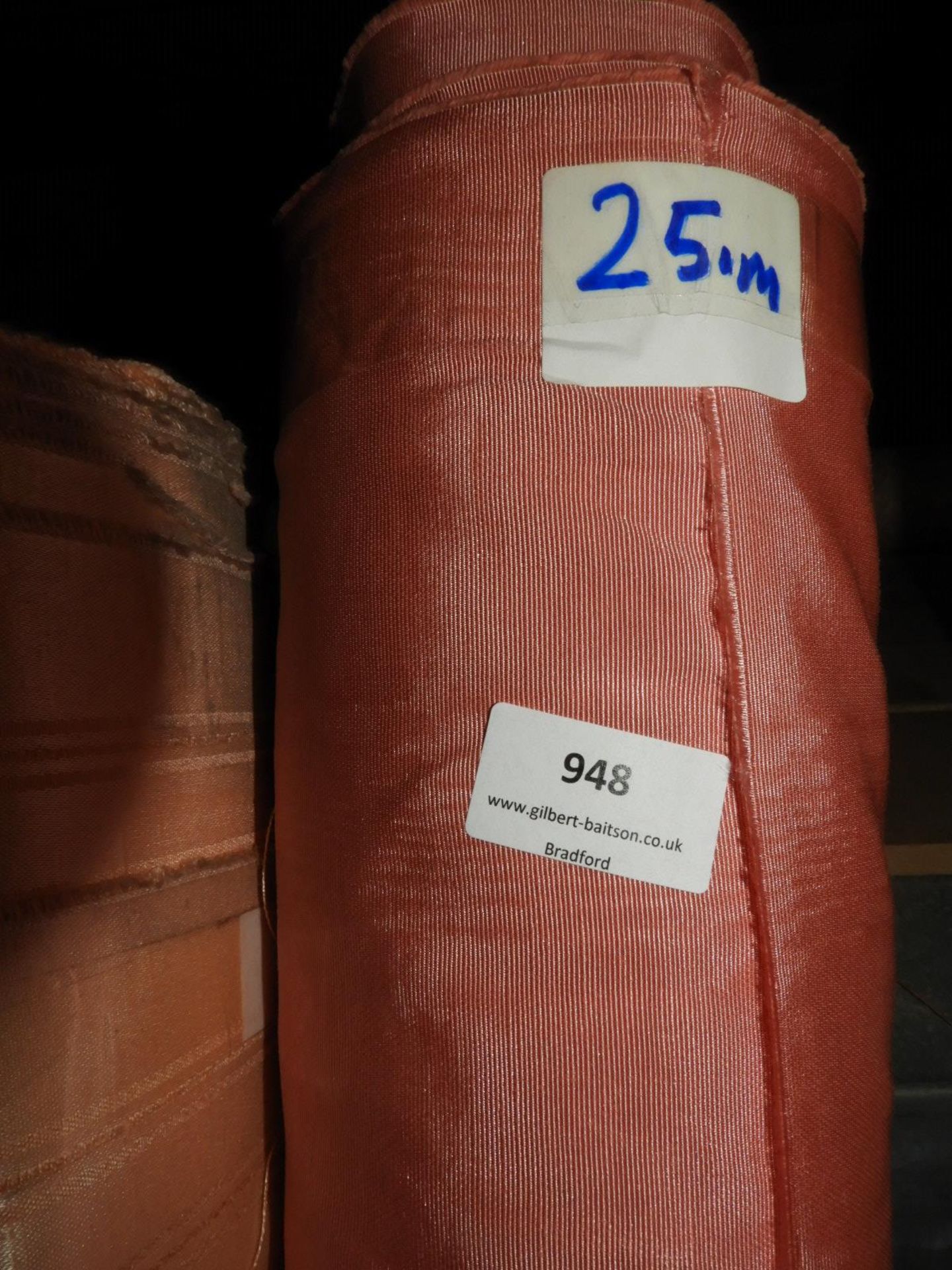 25m Roll of Pink Fabric