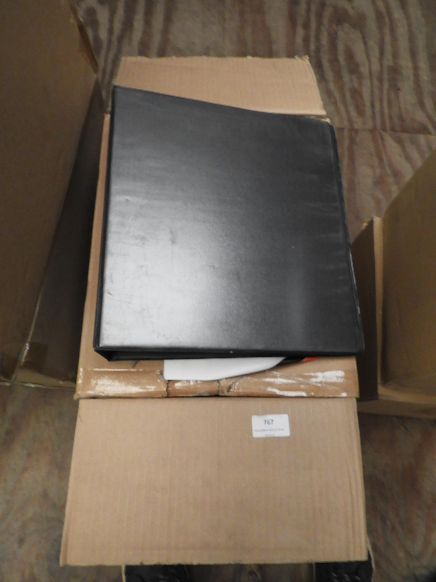 Box Containing Seven A4 Ring Binders