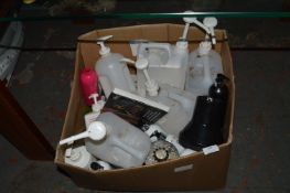 Box Containing Assorted Hairdressers Shampoos and