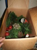*Box of Christmas Decorations