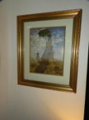 Gilt Framed Monet Print