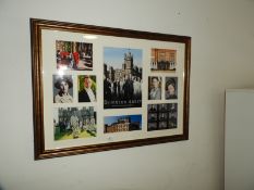 Framed Set of Photographs - Downton Abbey Signed b