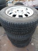 Four BMW 195/65 R15 Wheels