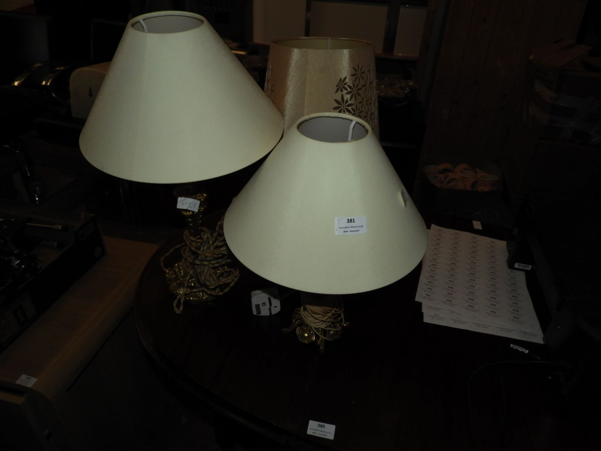 Three Table Lamps