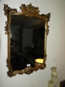 Gilt Framed Ornate Wall Mirror
