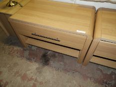 Occasional Table with Drawer and Undershelf in LIg