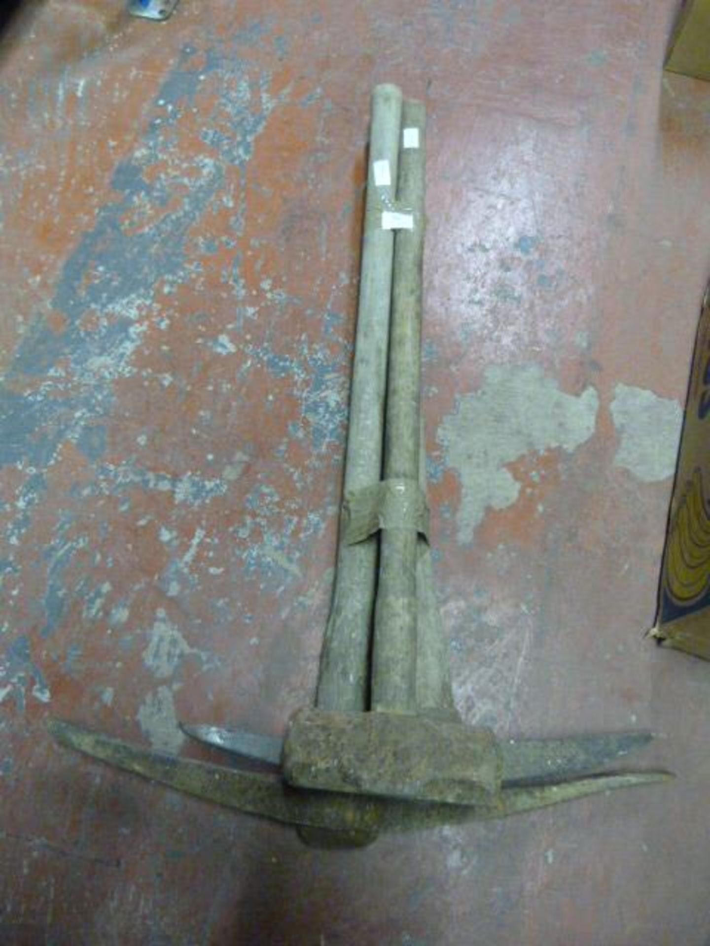 Two Pick Axes & Sledgehammer