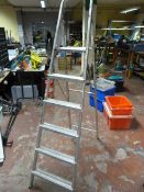 Five Tread Aluminium Step Ladder