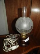 Electrofied Reproduction Oil Lamp