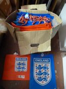 Box of Official FA England Carrier Bags