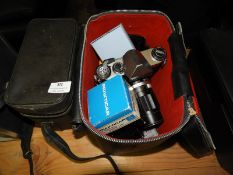 Praktica Camera with Lens, Two Camera Bags and Acc