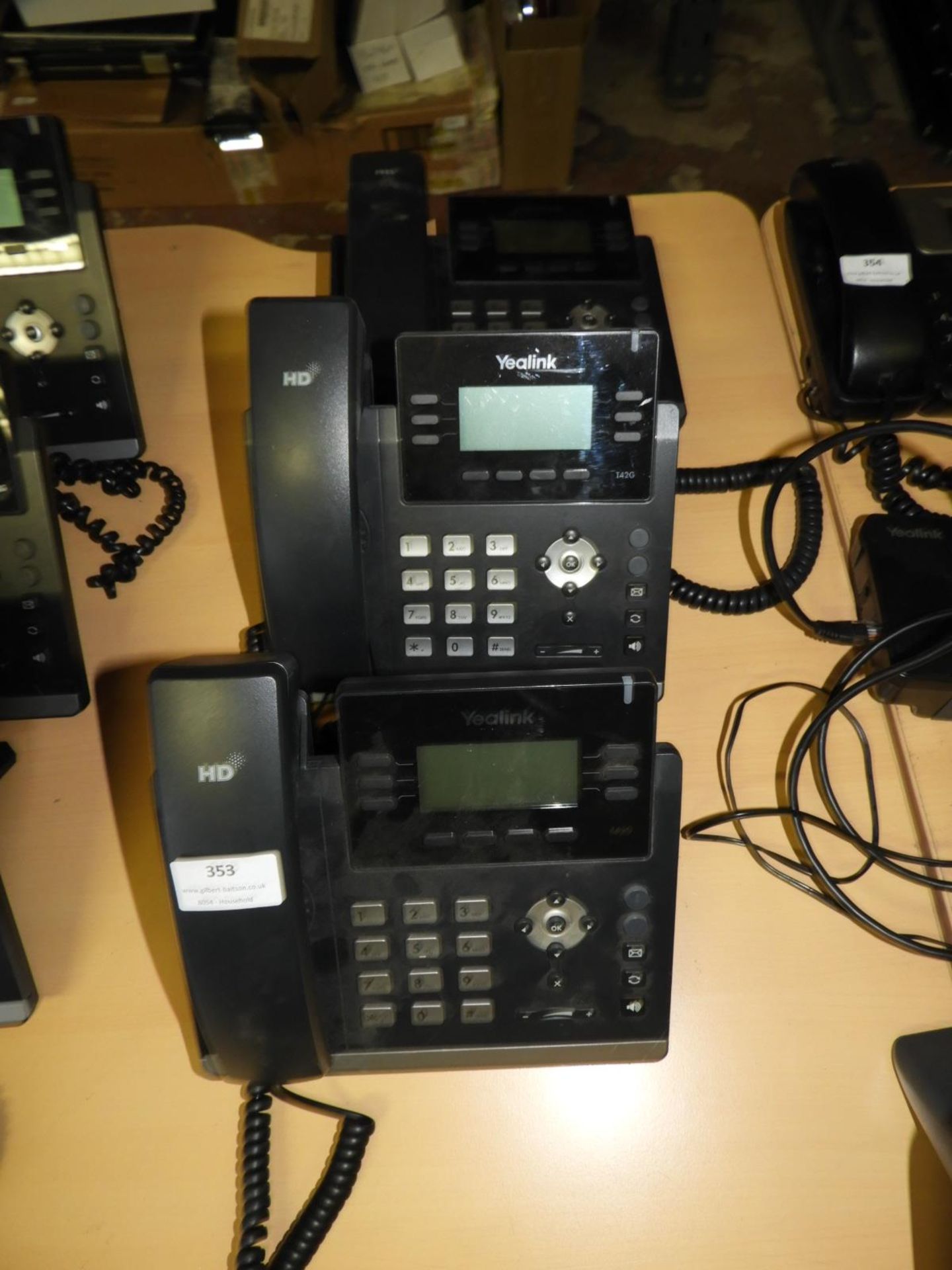 *Three Yealink T42G VOIP Telephones