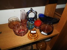 Nine Pieces of Coloured Glass