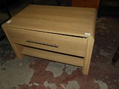 Occasional Table with Drawer and Undershelf in Lig