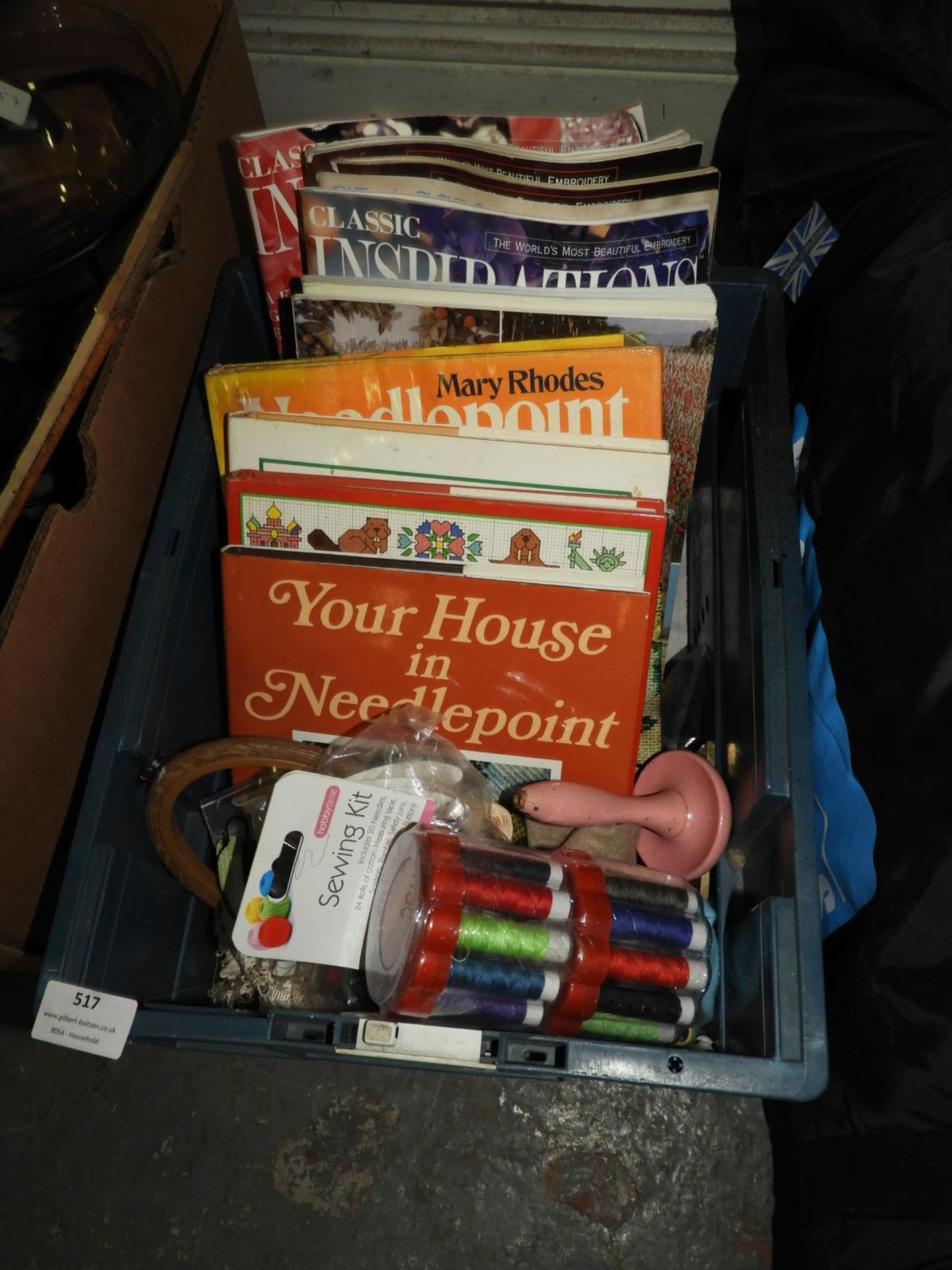 Box Containing Assorted Haberdashery Items, Needle