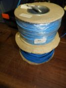 *Two Rolls of Blue Single Core Cable