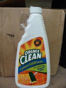 Box of 10 Orange Clean Laminate Floor Cleaner