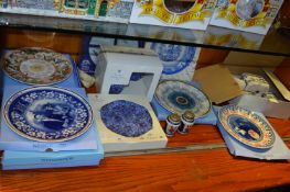 Assortment of Wall Plates and Ringtons Teapots