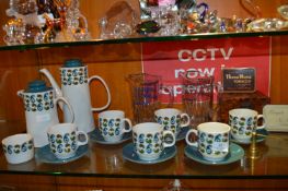 Assortment of Glassware, Tins and a Retro Coffee S