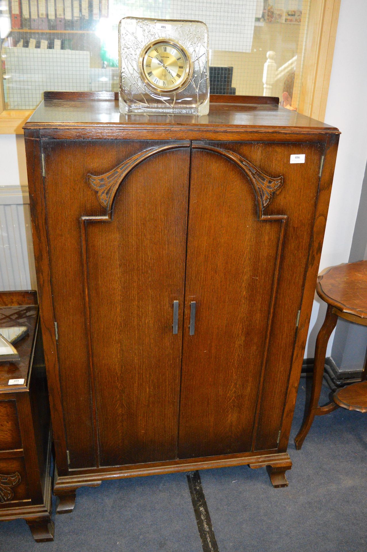 1930's Oak Cupboard