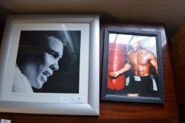 Two Framed Photograph of Mohammed Ali