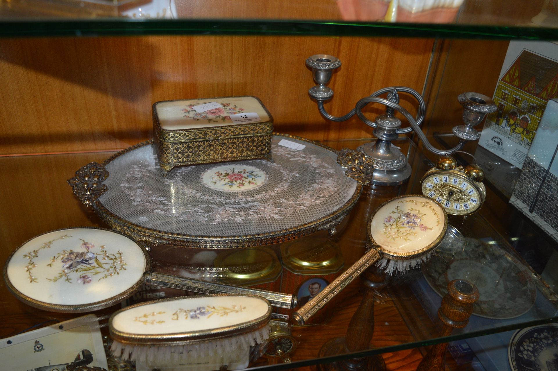 Dressing Table Set and a Candelabra