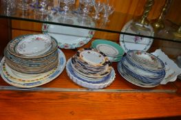 Large Selection of Dinner Plates, Meat Plates, Roy