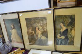 Three Victorian Prints in Hoggarth Frames - Young