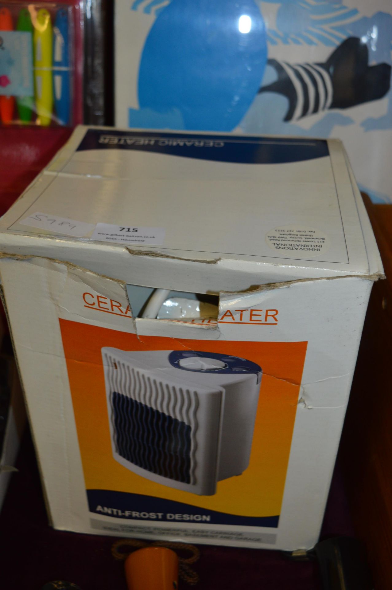 Boxed Ceramic Heater