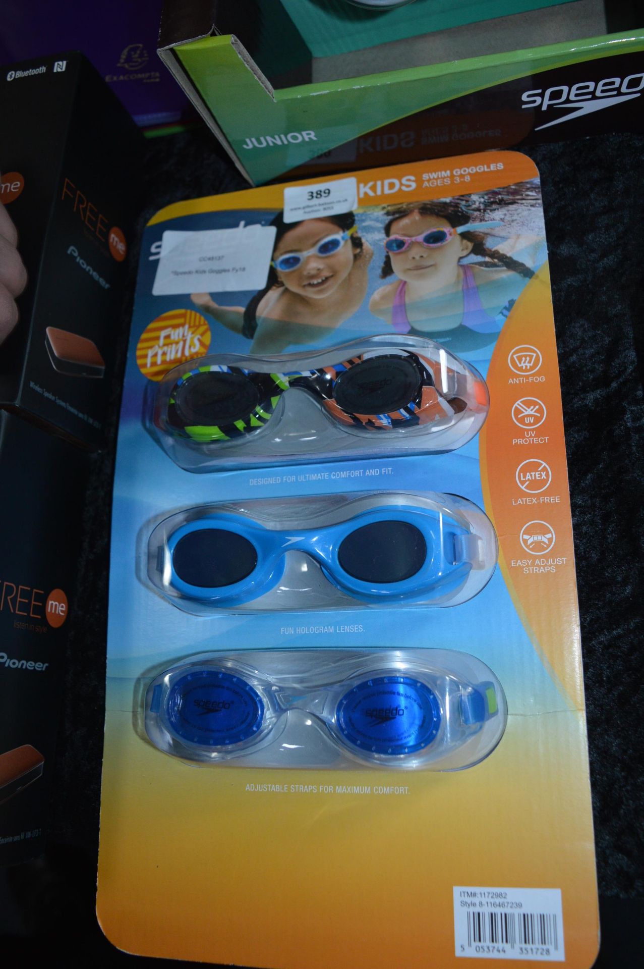 *Speedo Child's Goggles 3pk