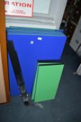 Nine Assorted Double Sided Office Boards