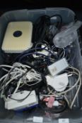 Box of Assorted Electrical Equipment Including Cab